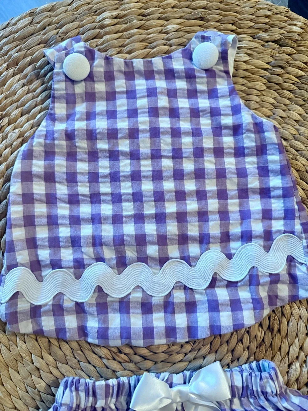 Lil Cactus Gingham Set Sz 18-24 Months